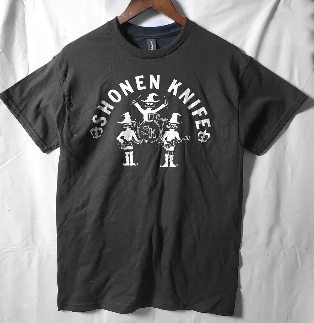 Shonen Knife band t shirt Size Medium Black